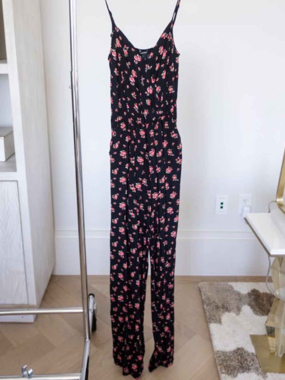 Forever 21 Floral Jumpsuit